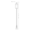 Z-Lite Roundhouse 1 Light Outdoor Post Mounted Fixture, Black And Clear Seedy 569PHXL-519P-BK - alternate 6